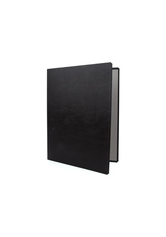 DAISO A4 PP Laminated 2-Ring Binder - Black